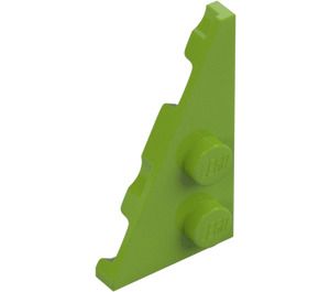 LEGO Lime Kile Plade 2 x 4 Vinge Venstre (65429)