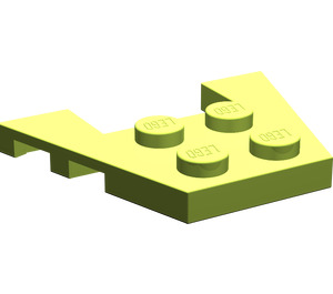 LEGO Limoen Wig Plaat 3 x 4 met noppen (28842 / 48183)