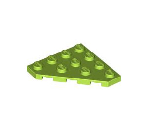 LEGO Limette Keil Platte 4 x 4 Ecke (30503)