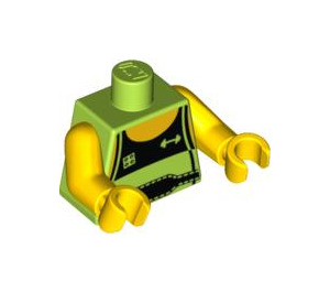 LEGO Limetková Weightlifter Trup (973 / 88585)