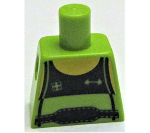 LEGO Lime Weightlifter Torso without Arms (973)