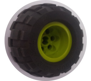 LEGO Lime Wheel 43.2 x 28 Balloon Small with Tyre 43.2 x 28 Balloon Small