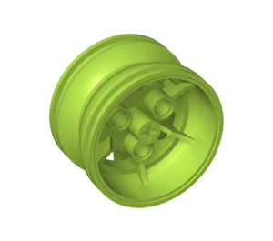 LEGO Lime Wheel Rim Ø43.2 x 26 with 3 Pin Holes (41896)