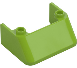 LEGO Lime Windscreen 3 x 4 x 1.3 (2437 / 35243)