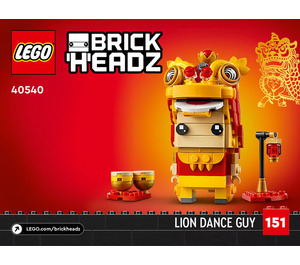 LEGO Lion Dance Guy Set 40540 Instructions