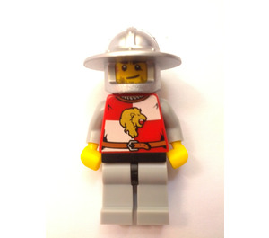 LEGO Leeuw Ridder Quarters, Helm met Broad Brim Chess Pawn Kasteel Minifiguur