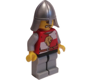 LEGO Löwe Ritter mit Scared Expression Minifigur