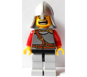 LEGO Lion Knight avec Scared Affronter Figurine
