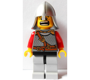 LEGO Leeuw Ridder met Scared Gezicht Minifiguur