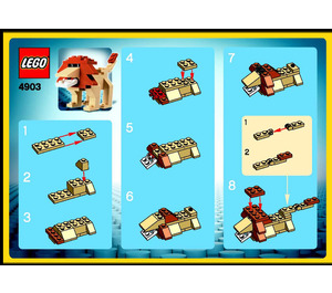 LEGO Lion 4903 Instructions