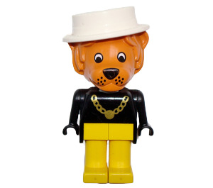 LEGO Lionel Lion mit Weiß Hut Fabuland Zahl