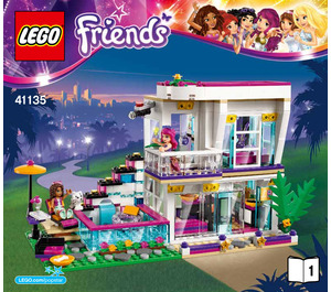 LEGO Livi's Pop Star House Set 41135 Instructions