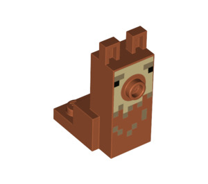 LEGO Llama Head with Dark Tan Decoration (76872)