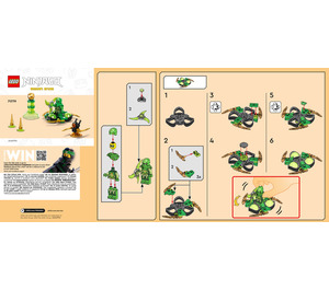 LEGO Lloyd's Dragon Power Spin 71779 Instrucciones