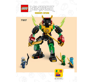 LEGO Lloyd's Elemental Power Mech Set 71817 Instructions