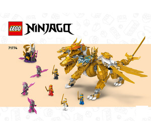 LEGO Lloyd's Golden Ultra Dragon  Set 71774 Instructions