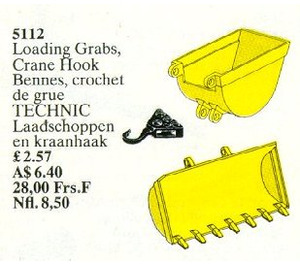 LEGO Loading Grabs, Crane Hook Set 5112