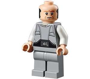 LEGO Lobot s Tmavě oranžová Eyebrows  Minifigurka