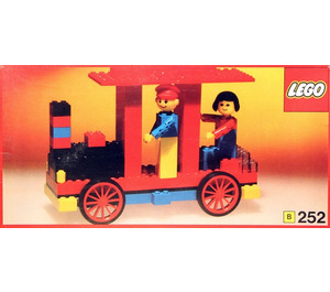 LEGO Locomotive with driver and passenger 252-1