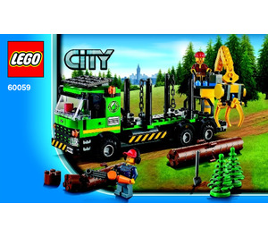 LEGO Logging Truck Set 60059 Instructions