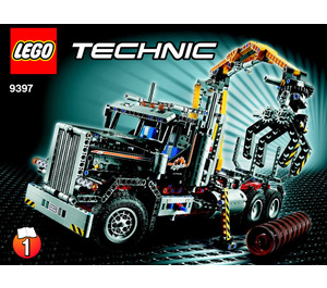 LEGO Logging Truck Set 9397 Instructions