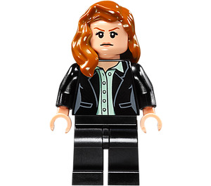 LEGO Lois Lane jossa Musta Puku Minihahmo