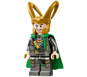 LEGO Loki met Pearl Dark Grijs Pak en Rubber Cape Minifiguur