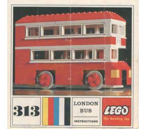 LEGO London Bus Set 313-1 Instructions