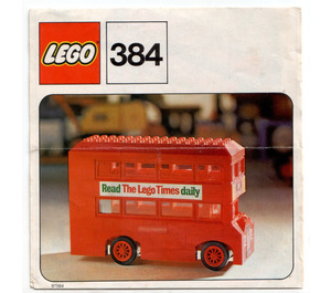 LEGO London Bus Set 384 Instructions