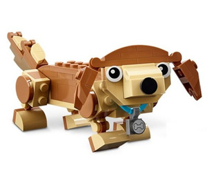 LEGO Lang Haired Dachshund