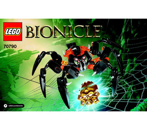 LEGO Lord of Skull Spiders Set 70790 Instructions