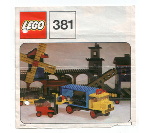 LEGO Lorry and Fork Lift Truck Set 381-1 Instructions