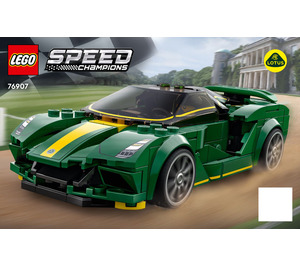 LEGO Lotus Evija 76907 Instructies