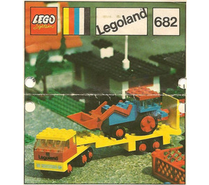 LEGO Low-Loader en Tractor 682