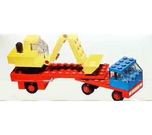 LEGO Low loader with excavator 649-1