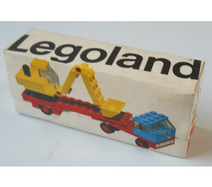 LEGO Low loader met excavator 649-1 Packaging