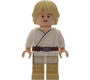 LEGO Luke Skywalker in Tatooine robes with tousled hair Minifigure