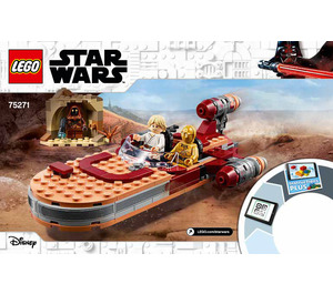 LEGO Luke Skywalker's Landspeeder Set 75271 Instructions