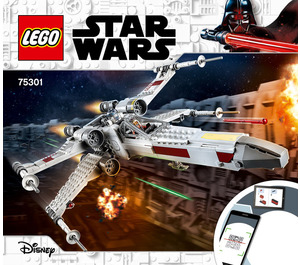 LEGO Luke Skywalker's X-wing Fighter 75301 Byggeinstruksjoner