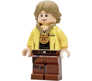 LEGO Luke Skywalker met Celebration Medal en Bright Licht Geel Jasje Minifiguur