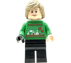 LEGO Luke Skywalker med Jul Sweater Minifigur