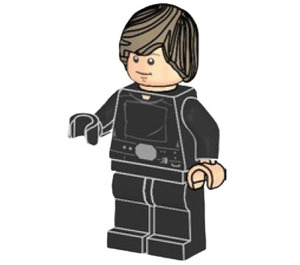 LEGO Luke Skywalker with Jedi Master Outfit and Mid-Length Hair  Minifigure