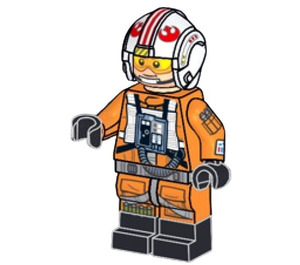 LEGO Luke Skywalker with Pilot Outfit with Printed Legs and Arms Minifigure