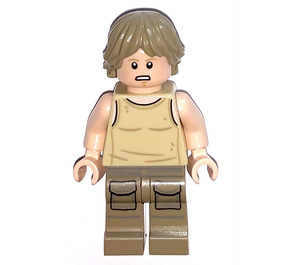 LEGO Luke Skywalker s Barva opálení Tank Horní Minifigurka