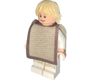 LEGO Luke Skywalker con Tatooine Atuendo con Blanco Piernas y Poncho Minifigura