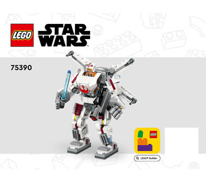 LEGO Luke Skywalker X-wing Mech  75390 Anleitungen