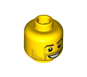 LEGO Lumberjack Head (Safety Stud) (3626 / 97081)