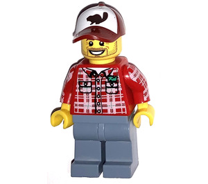 LEGO Lumberjack minifiguur