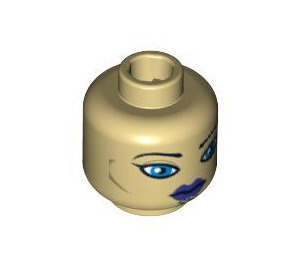 LEGO Luminara Unduli Head (Recessed Solid Stud) (3626 / 95153)