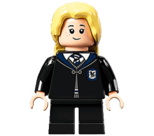 LEGO Luna Lovegood jossa Musta Ravenclaw Huppari Minihahmo